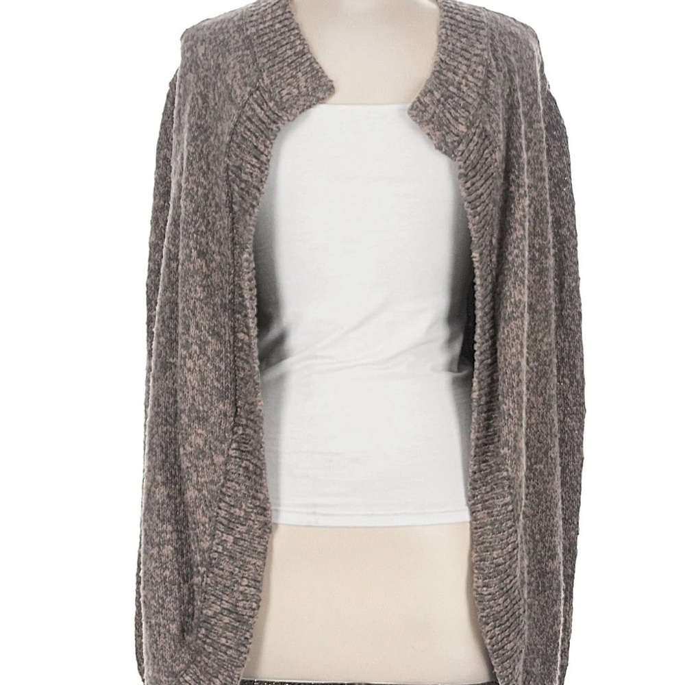CAbi Heathered Brown Cardigan Sweater